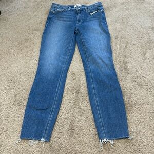 Paige Women's Hoxton Ankle Jeans Limitless Ragged Fray Hem